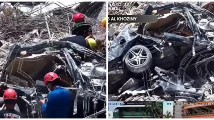 Kronologi Penemuan Mobil Mewah Mercedes Benz di Reruntuhan Ponpes Sidoarjo, Siapa Pemilik Aslinya?